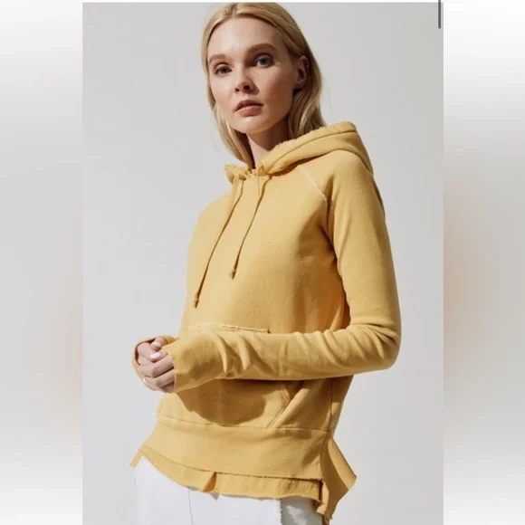 Frank & Eileen Mustard Yellow Hoodie Sweatshirt - Picture 1 of 11
